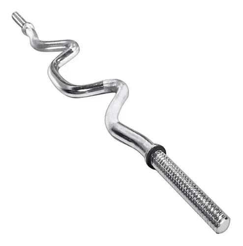 Barra Curva Para Pesas Cromada 150cm